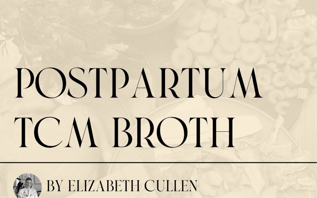 How to cook Postpartum TCM Broth ~
