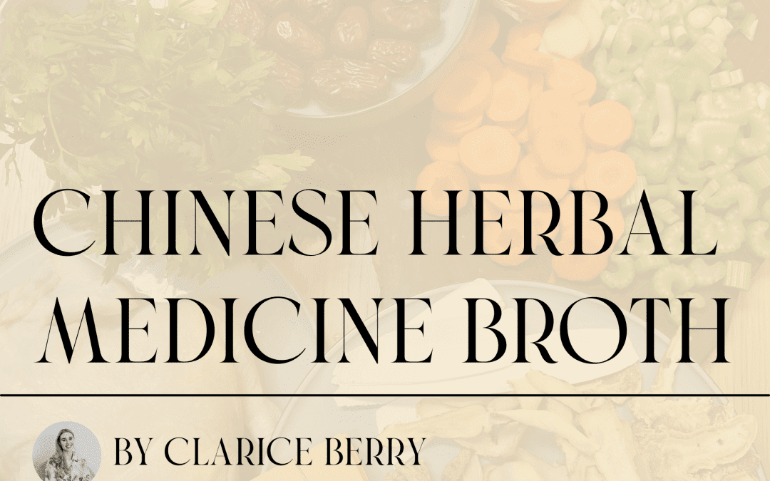 Chinese Herbal Medicine Broth ~