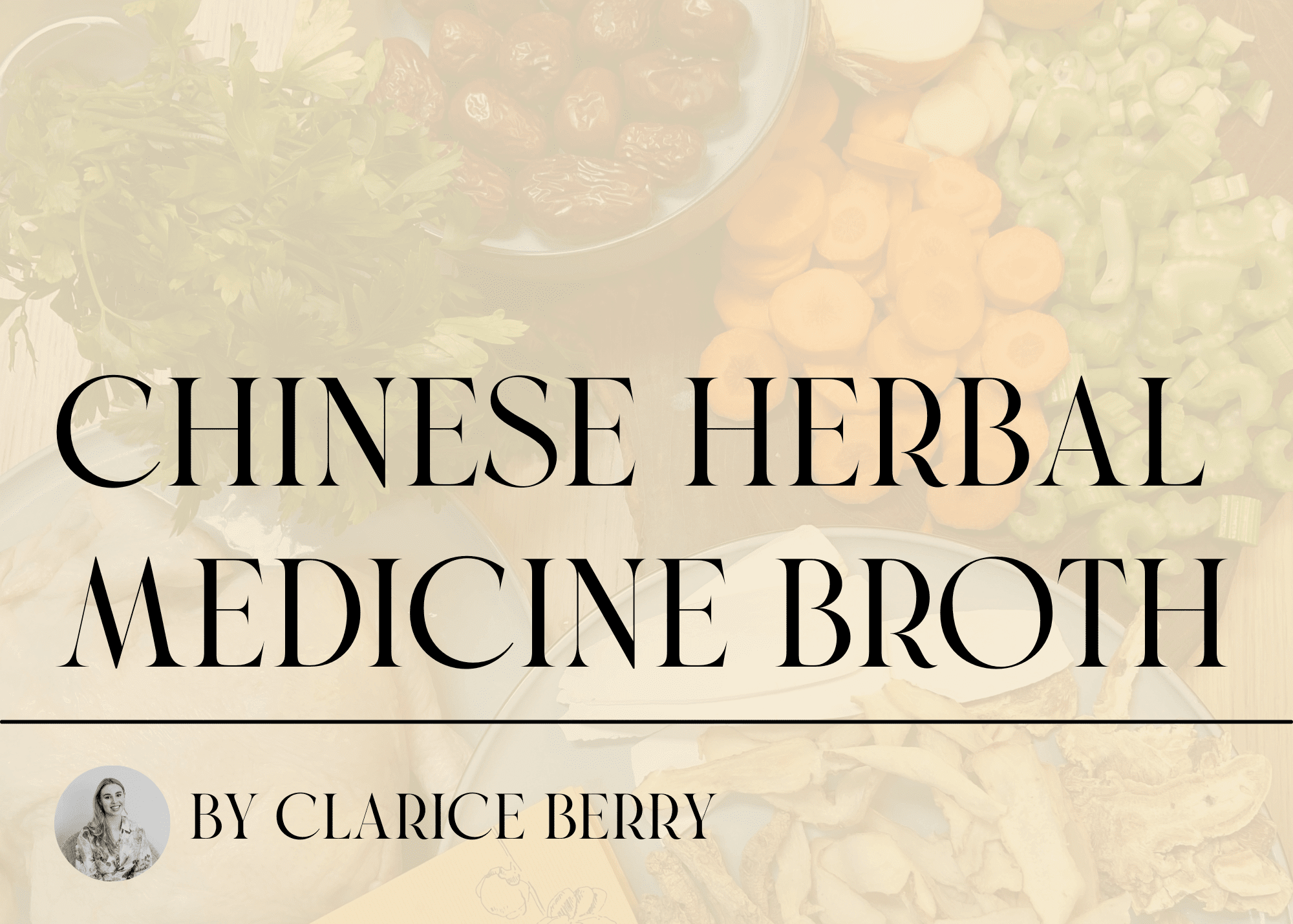 Chinese Herbal Medicine Broth
