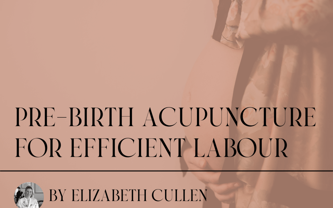 How Pre-birth Acupuncture supports an efficient Labour