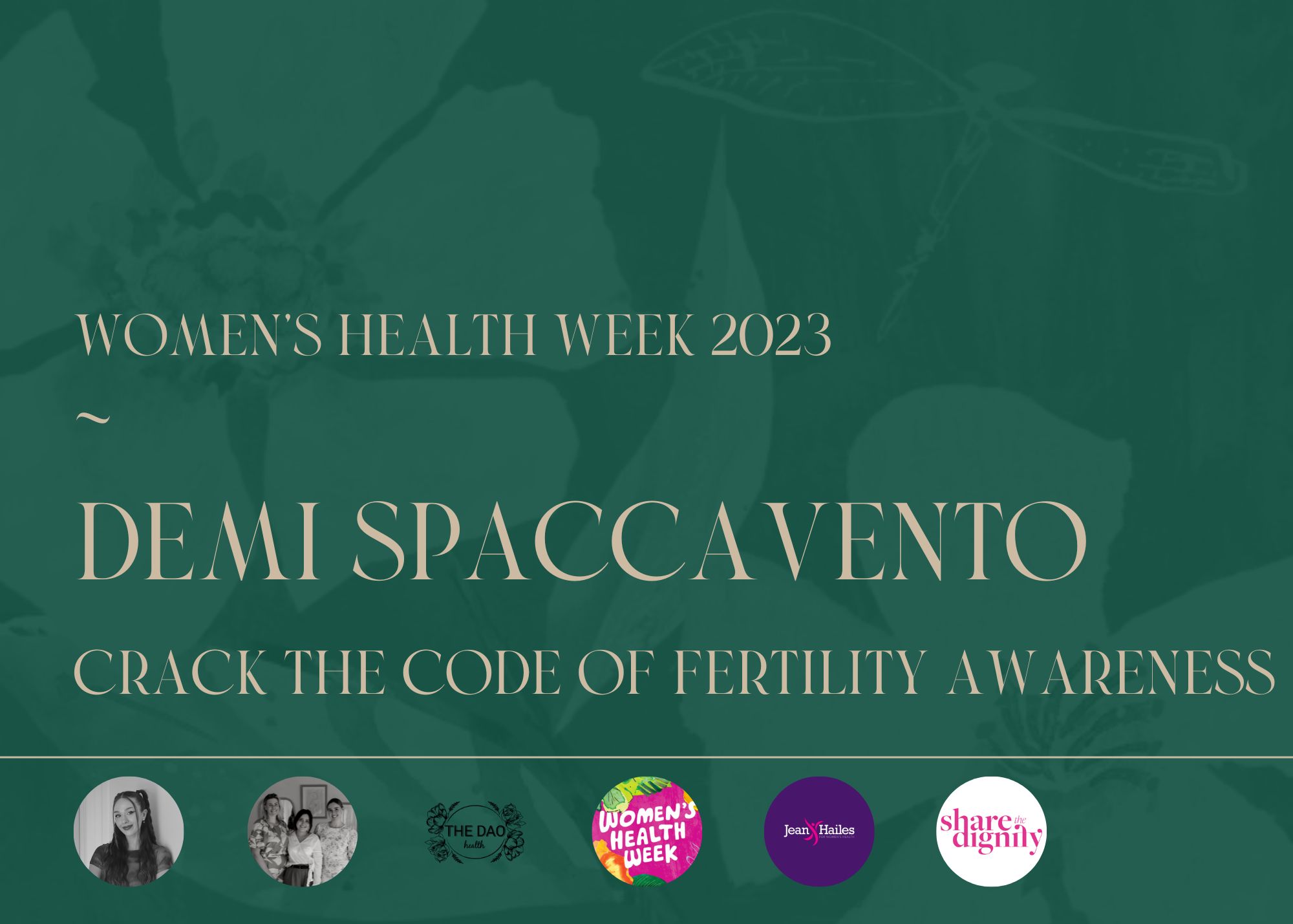 Crack The Code of Fertility Awareness ~ WHW 2023